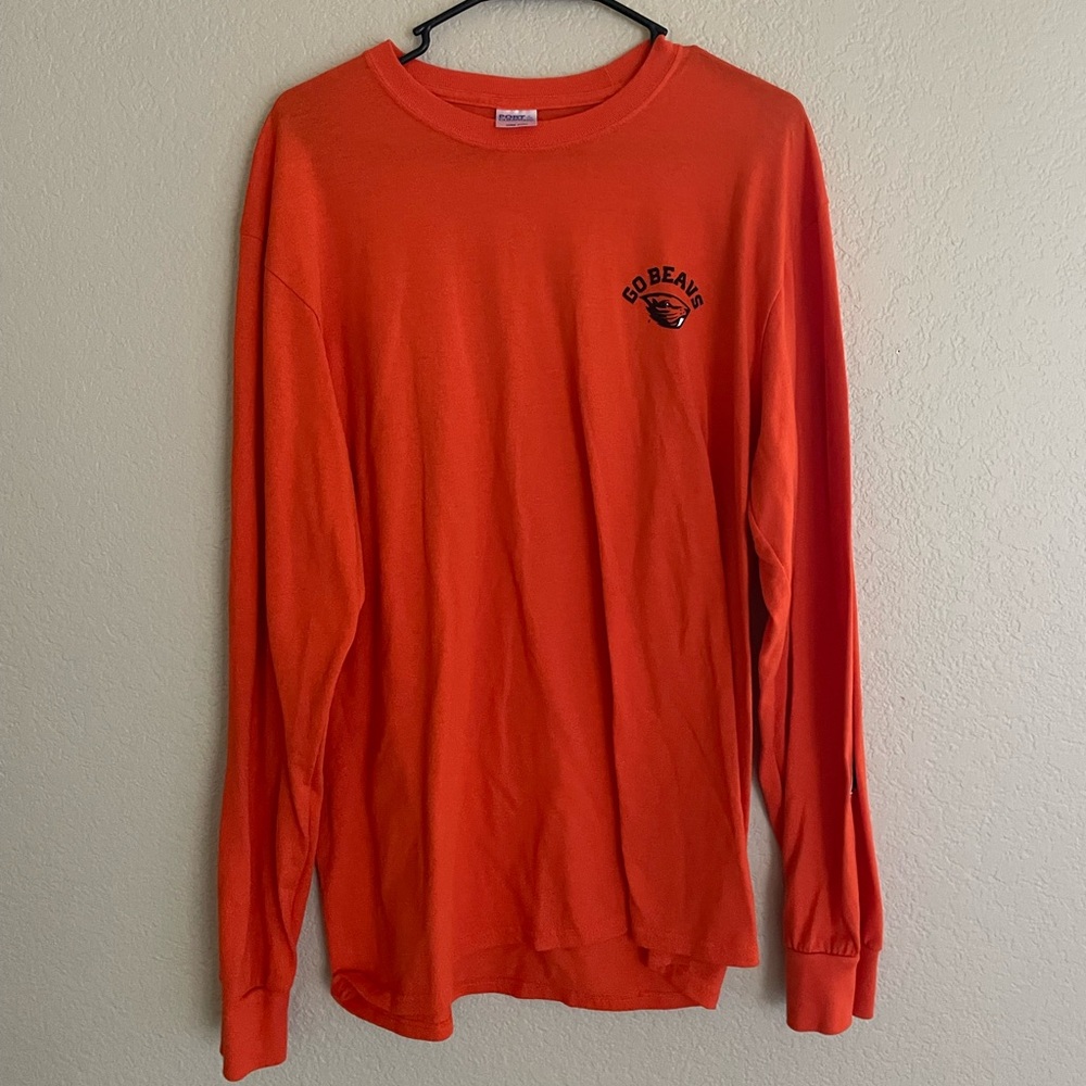 Men’s Orange Oregon State Beavers Long Sleeve Shirt